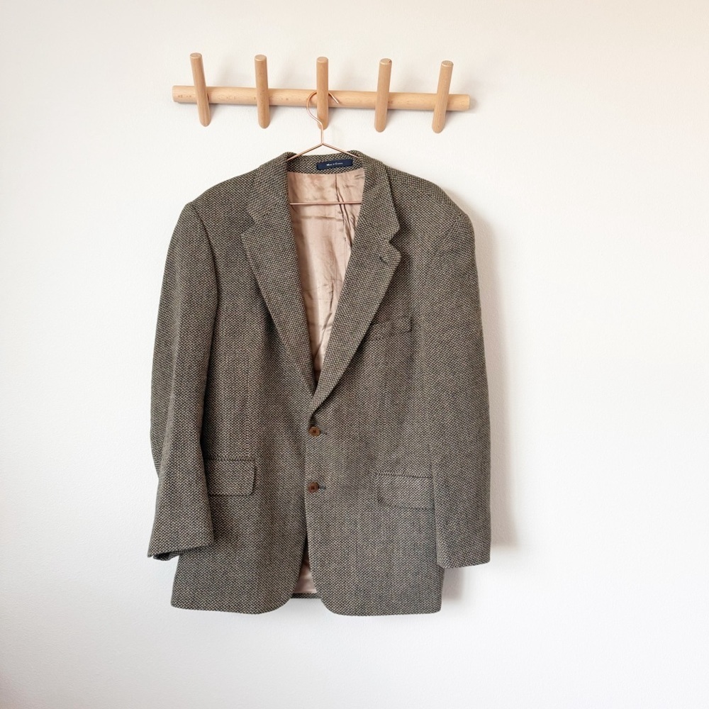Ralph Lauren Wool Herringbone Blazer